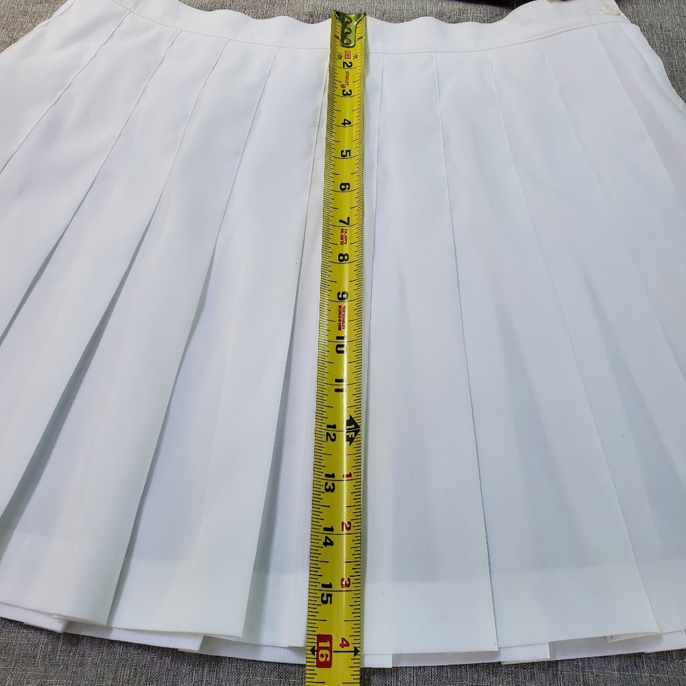 Vintage NWT Nike White Pleated Tennis Skirt Size Medium - Picture 6 of 10